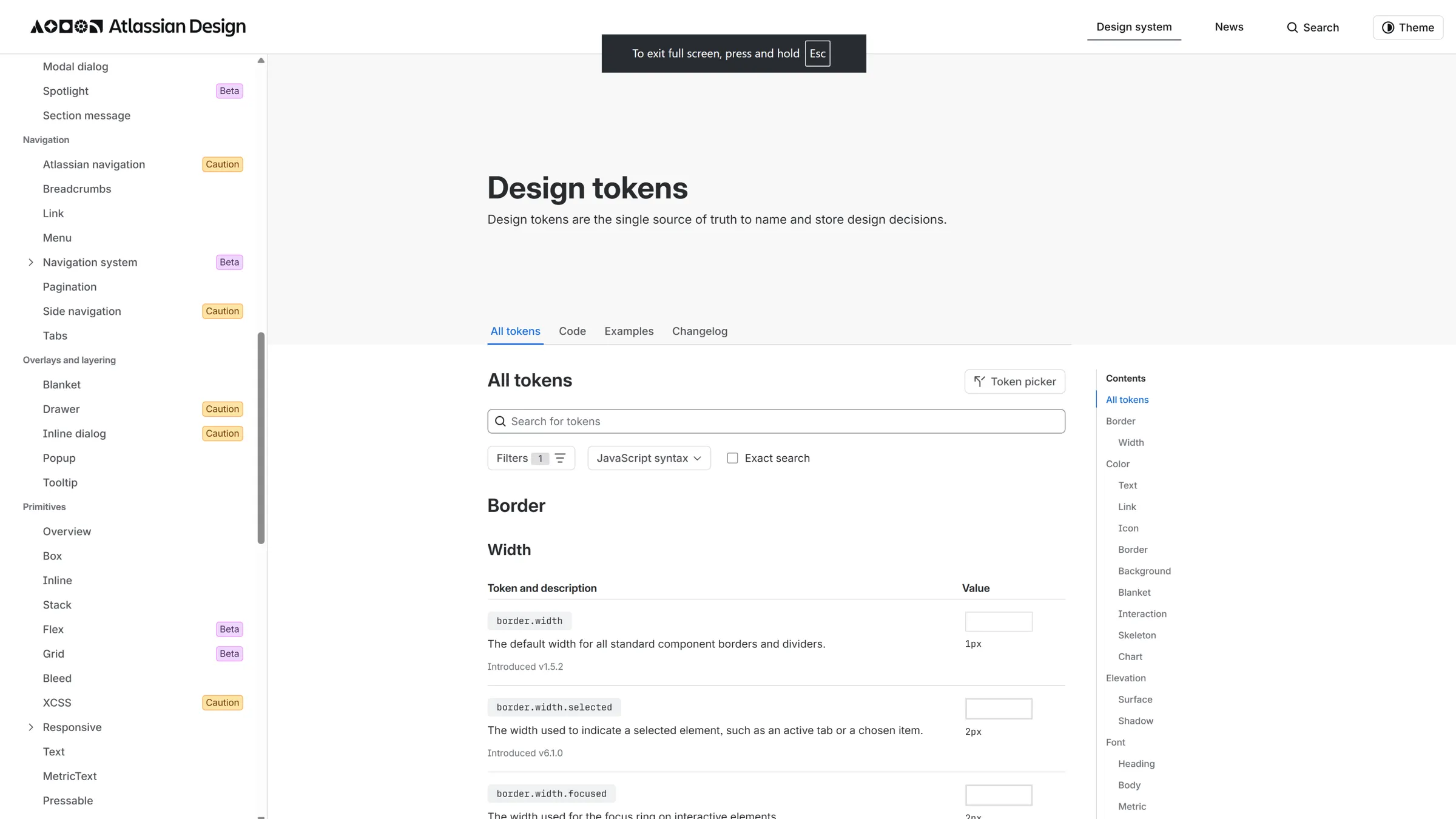 Atlassian token documentation.