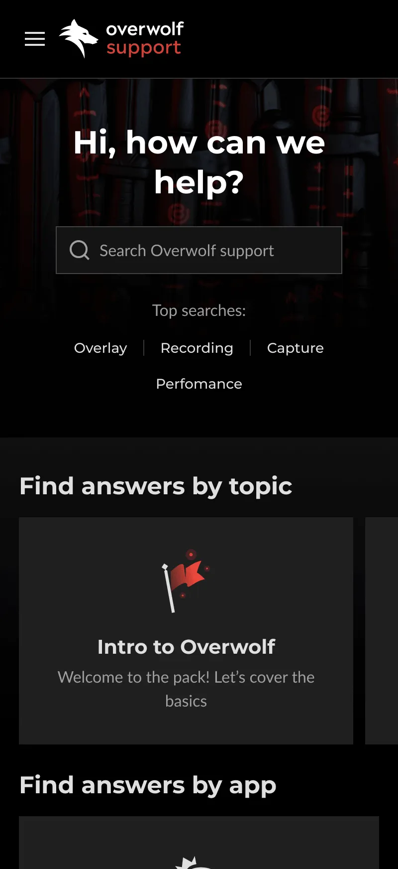 The redesigned homepage on a phone.